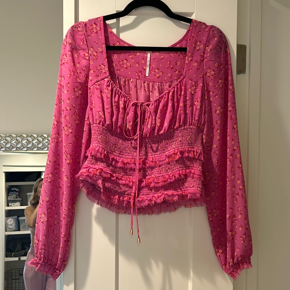 Smocked blouse